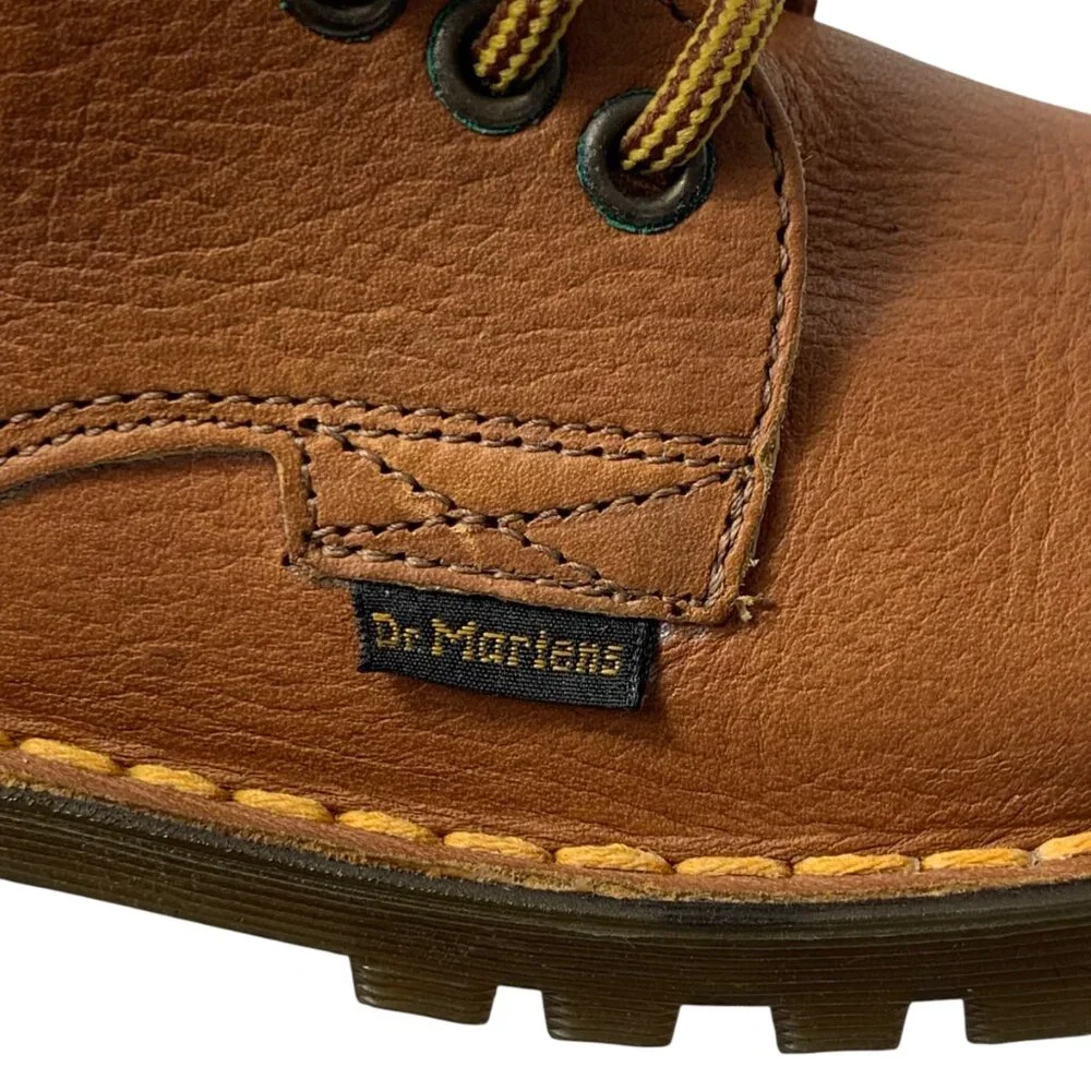 Y2K Dr Martens‎ Gibson Kids Made in England Brown Leather Oxfords